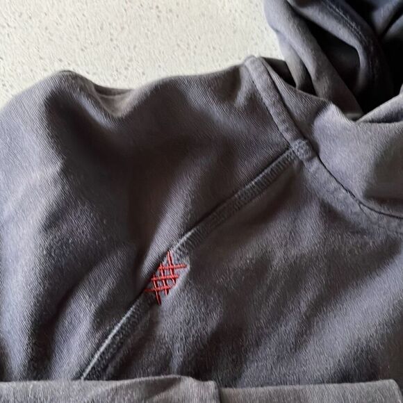 Rhone Jacket Mens Medium Blue Activewear Performance Full Zip Hooded - Picture 5 of 10